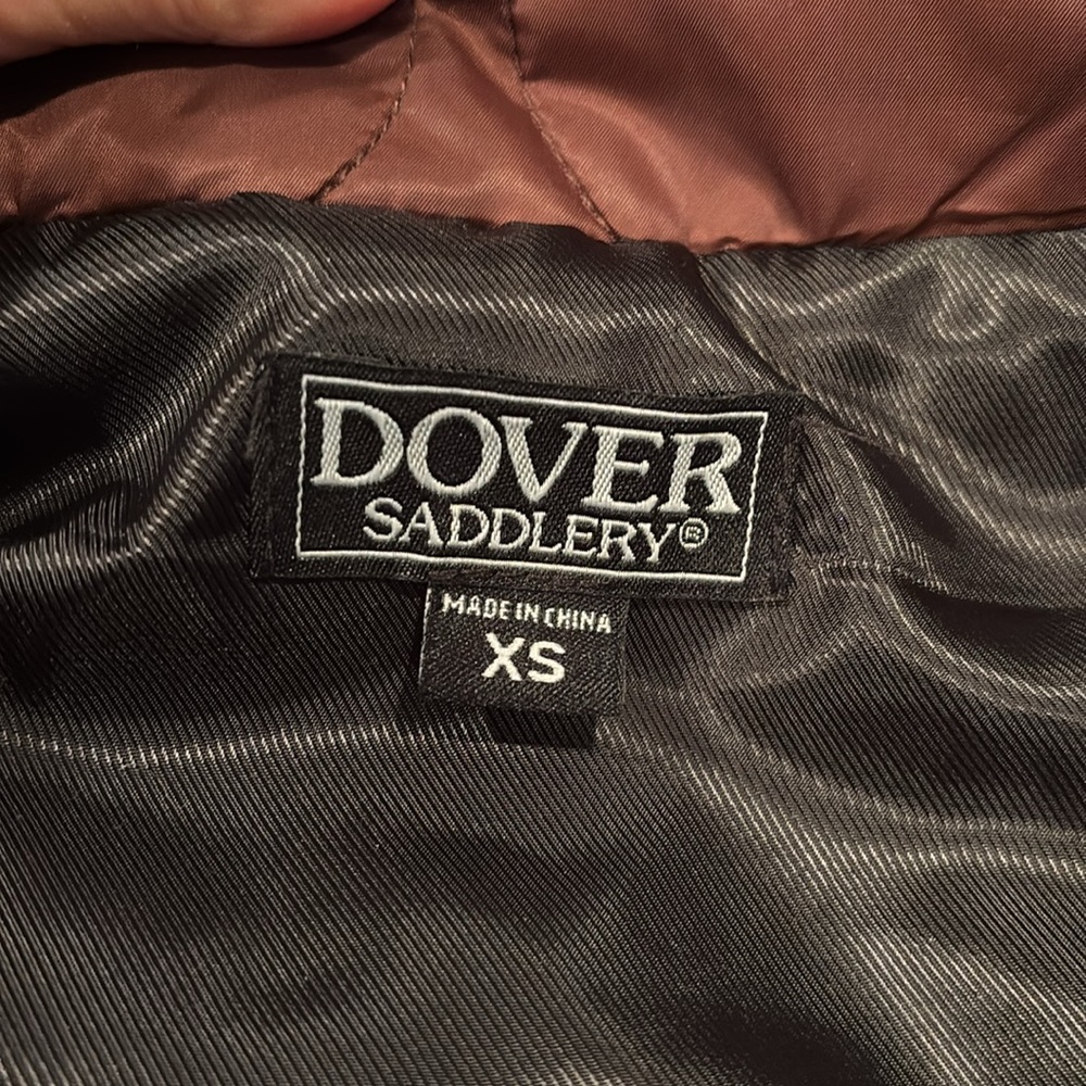 NWOT Dover Saddlery XS brown vest - Picture 2 of 6
